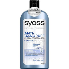 Syoss Anti-Dandruff Platin Control 100 Extreme Shampoo 500ml