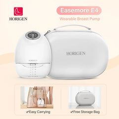 Horigen EaseMore E4 Wearable Breast Pump – Hands-Free Dual Pump with 180ml Bottle