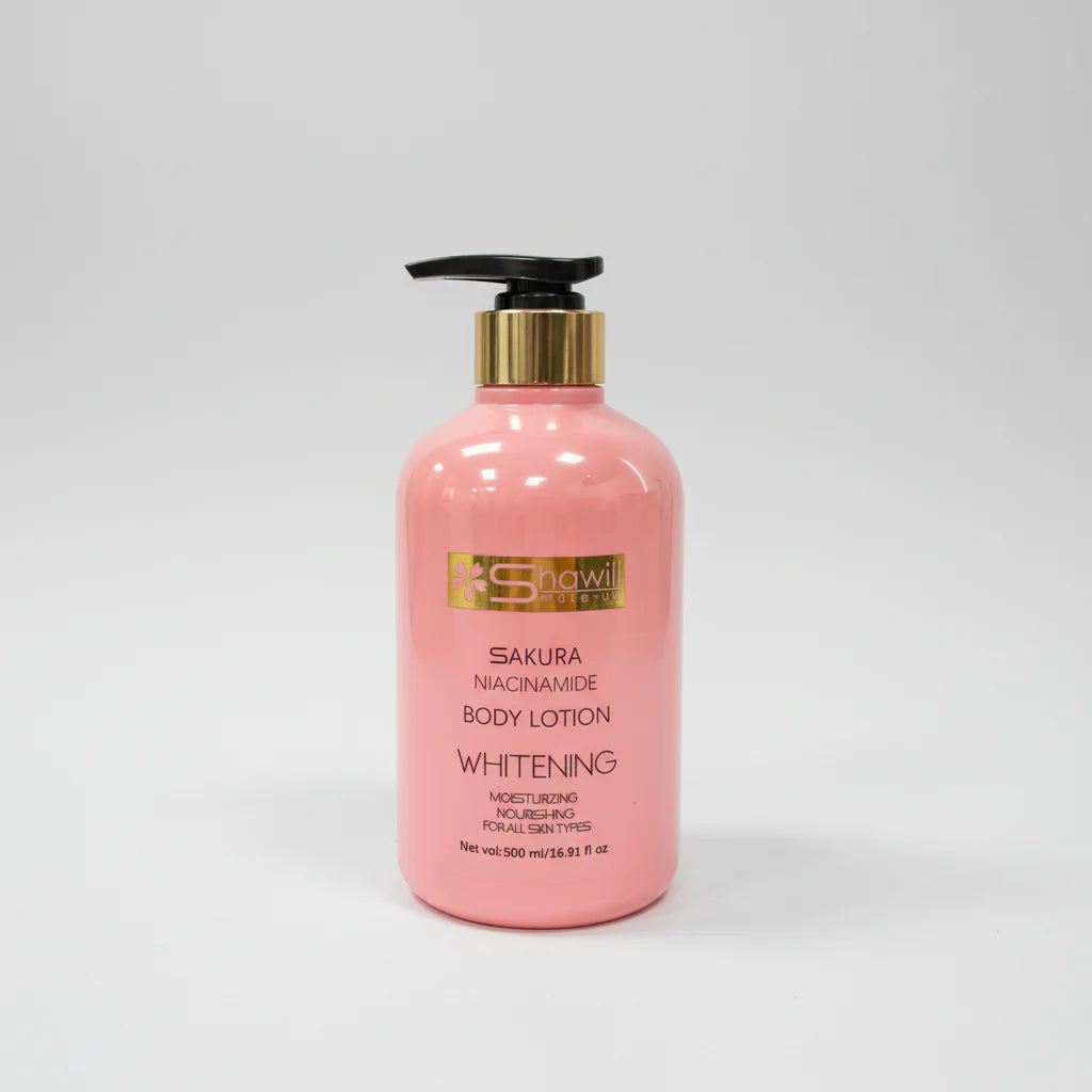 Shawill Sakura Niacinamide Whitening Body Lotion 500ml