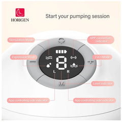 Horigen EaseMore E4 Wearable Breast Pump – Hands-Free Dual Pump with 180ml Bottle
