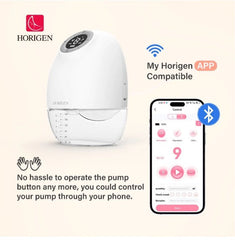 Horigen EaseMore E4 Wearable Breast Pump – Hands-Free Dual Pump with 180ml Bottle