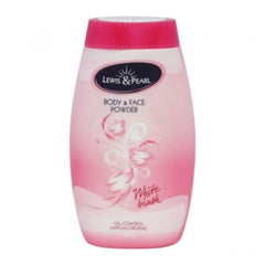 Lewis & Pearl Body & Face Powder White Blush 50gm saffronskins.com™
