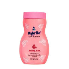 Babyflo Talc Powder Blushy Pink 100gm