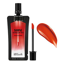 Beausta Shine Gloss Lip Tint Peach Orange