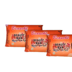 Beauche Beauty Bar Facial And Body Soap (90g ) Pack of 3