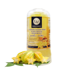 U&I Turmeric & Star Fruit Alum Crystal Deodorant 80g