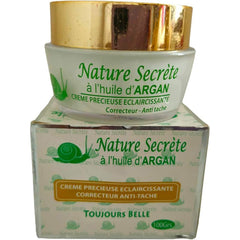 Nature Secrete Argan Precious Lightening Cream Dark Spot Corrector 100g