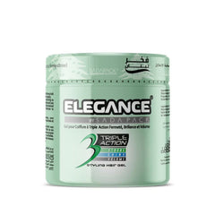 Elegance Triple Action Styling Hair Gel for All Hair Types, Green 500ml
