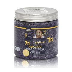 Amalico Face & Body Scrub 7 in 1 Lavender
