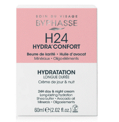 H24 Hydra'Confort Day and Night Cream 60ml | Byphasse