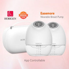 Horigen EaseMore E4 Wearable Breast Pump – Hands-Free Dual Pump with 180ml Bottle